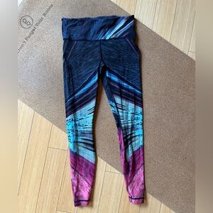 lululemon athletica Multicolor Patterned Leggings